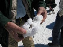 Lithium Salar Surface Salt